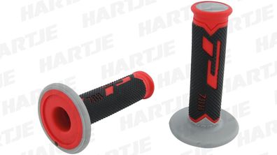 Progrip Griffgummi "788" Typ: MX, 3 Komponenten Gr rot / grau / s