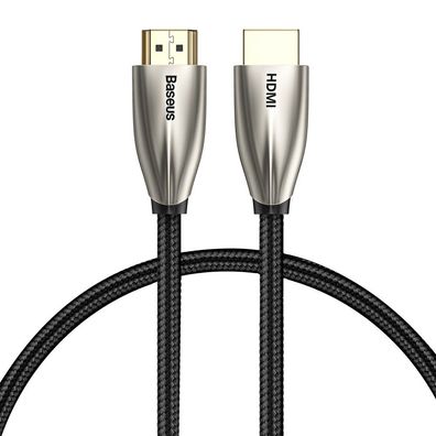 4K HDMI 60 Hz 3D 18 Gbps Horizontal Kabel geflochten Stecker Verbinder