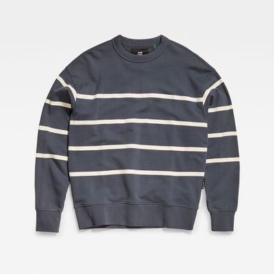 G-STAR RAW DENIM PLACED STRIPE LOOSE Sweatshirt Herren Sweatshirt