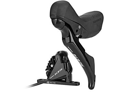 Scheibenbremse Shimano 105 BR-R7070 VR, mit ST-R7020 schwarz, 1000 mm, hydr