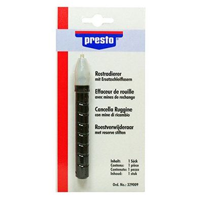 PRESTO Rostradierer Mit feinen Glasfaser-Schleiffa SB-verpackt, i