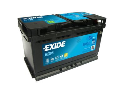 EXIDE Starterbatterie "Start-Stop AGM" F "EK820"