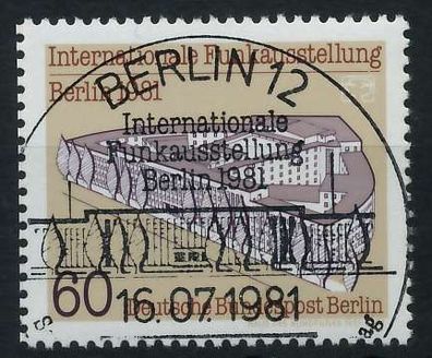 BERLIN 1981 Nr 649 ESST zentrisch gestempelt X827CEE