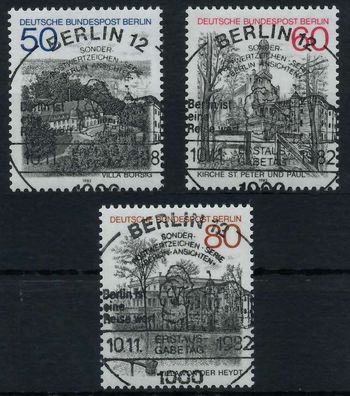 BERLIN 1982 Nr 685-687 ESST zentrisch gestempelt X827D16