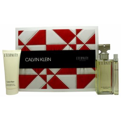 Calvin Klein Eternity Geschenkset 100ml EDP + 100ml Körperlotion + 10ml EDP