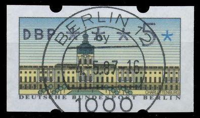 BERLIN Automatenmarken Nr ATM 1-005 EST zentrisch gestempelt X827EA6