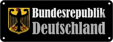 vianmo Blechschild 27x10cm Bundesrepublik Deutschland Deko Geschenk