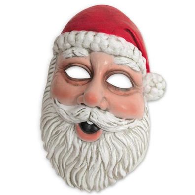 Halbmaske Santa Claus - 1-teilig - Adult