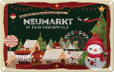 vianmo Blechschild 30x20cm Weihnachten Neumarkt In Der Oberpfalz Deko Geschenk