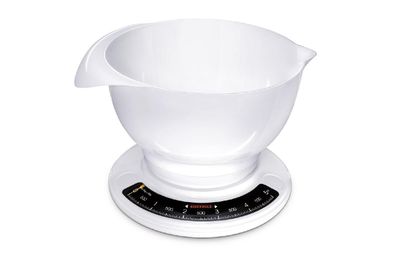 Soehnle Küchenwaage Culina pro analog 5kg Tragkraft weiß mit Rührschüssel