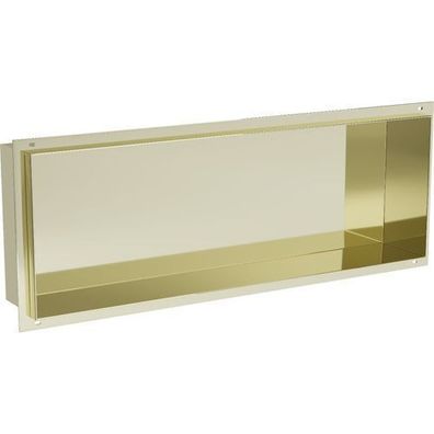 Mexen X-Wall-NR Einbauregal ohne Rahmen 60 x 20 cm, Gold - 1951602010