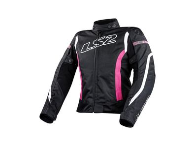 LS2 Jacke "Gate" Damen, Material: Polyestergewebe Gr. 2XL, schwa