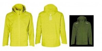 Fahrrad Regenjacke Basil Skane HiVis neon yellow, Gr. S, Herren