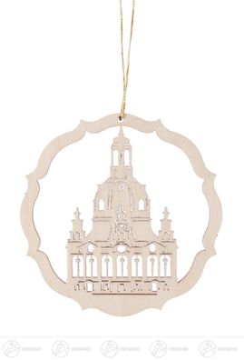 Baumschmuck Behang Dresdner Frauenkirche im Ring (6) B= x H=ca 6 cmx6 cm NEU