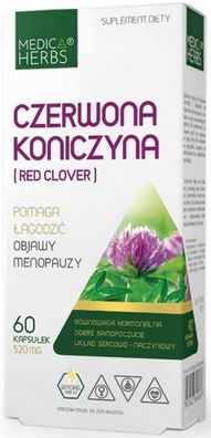 Medica Herbs Rotklee Red Clover Menopause Wechseljahr Müdigkeit 60 Kapseln