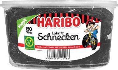 Haribo Lakritz Schnecken 150 Stück