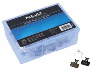 XLC Scheibenbremsbeläge Formula Mega oneWerkstattbox, mit 25 Set, Baseline