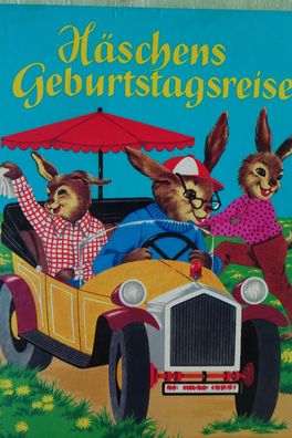 altes Favorit Bilderbuch Erika Durban Häschens Geburtstagsreise 8392671A