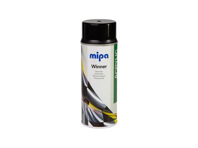 MIPA Fahrzeuglack "Winner" 400 ml Sprayd schwarz glänzend (RAL 9005)