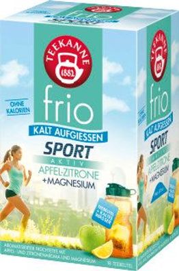 Teekanne frio Sport Aktiv Apfel-Zitrone 18x2,5g