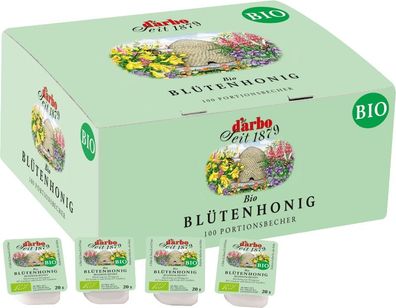 Darbo Bio Blütenhonig 100x20g