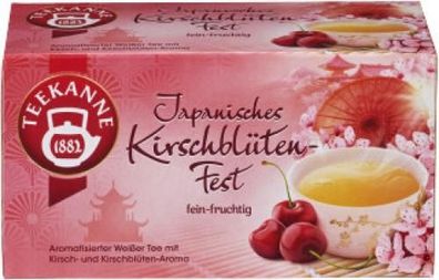 Teekanne Ländertee Japanisches Kirschblütenfest 20x1,5g