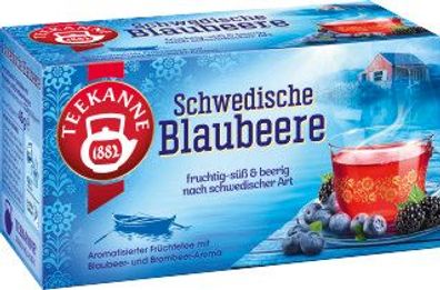 Teekanne Ländertee Schwedische Blaubeere 20x2,25g