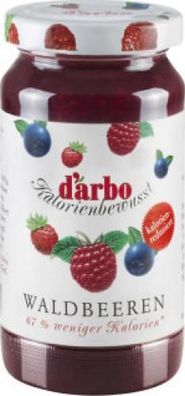 Darbo Waldbeer Konfitüre 60% Fruchtgehalt kalorienbewusst 220g