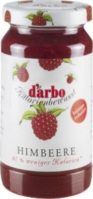 Darbo Himbeer Konfitüre 60% Fruchtgehalt kalorienbewusst 220g