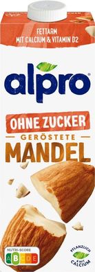 Alpro Mandeldrink ohne Zucker 1l