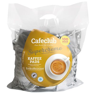 Caféclub Kaffee Pads entkoffeiniert 100x7g