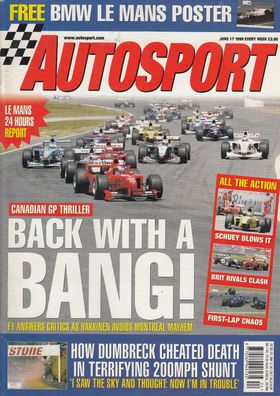 Autosport Juni 1999, Formel 1, Le Mans, Joachim Winkelhock, Rally