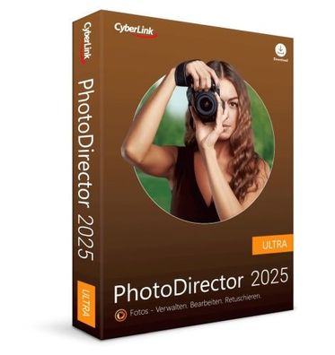 Cyberlink PhotoDirector 2025 Ultra / 1PC / Dauerlizenz / BOX