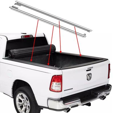 BAKFlip Reling für "Revolver X2 & X4" Hard Roll-up (Dodge RAM 4. Gen) 6,5ft ohne