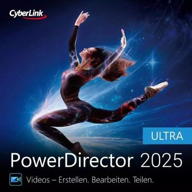 Cyberlink PowerDirector 2025 Ultra / Dauerlizenz / 1PC / ESD