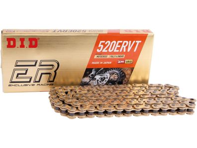 DID Kette "520ERVT G&amp; " 5/8 x 1/4, Exclusiv Ra 118 Glieder, H