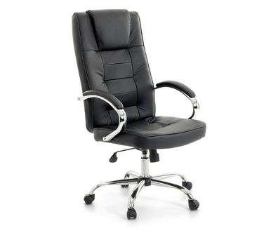 Leder Chefsessel Massagesessel Bürostuhl schwarz mit Massage Heizung Luxus Bürosessel