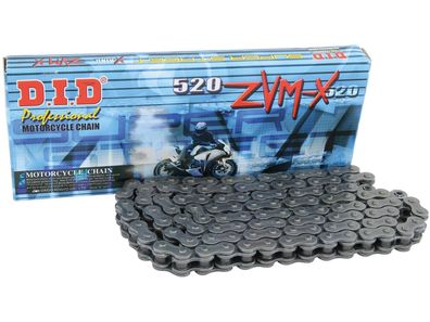 DID Kette "520ZVM-X" 5/8 x 1/4, Super Street X-Rin Kettenrolle (P