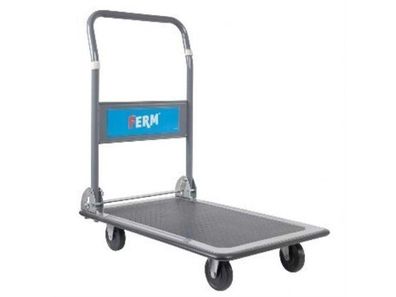 FERM Transportwagen "FB-150N" Tragkraft 150 kg, 2 grau/blau