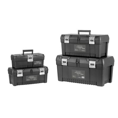 Stahlwerk Toolbox Set mit 4 leeren Werkzeugkisten Modul-System Sortimentsboxen