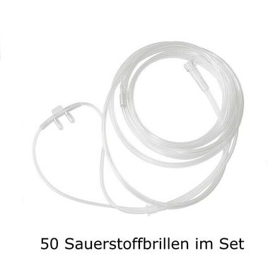 Sauerstoff-Brille Nasenbrille 50 x Sauerstoffbrille SOFORT Lieferbar steril NEU