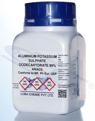 Aluminiumkaliumsulfat 12 hydrat 99% Loba AR/ACS Op.500 g