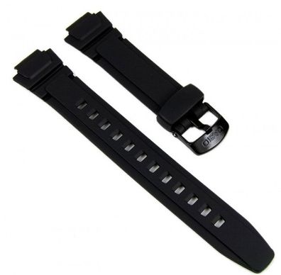 Casio Ersatzband Uhrenarmband Resin 14mm schwarz AQ-180, W-213
