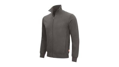 NITRAS Sweatjacke "Motion Tex Light" Baumwolle / P grau, Gr. L