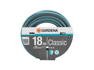 Gardena Wasserschlauch "Classic" PVC, Kr 1/2", Rolle mit 18 m