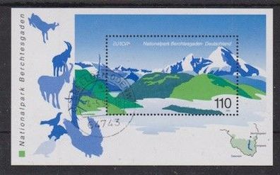 BRD 1999 gestempelt Tagesstempel PLZ 64743 MiNr. 47 Nationalpark Berchtesgaden