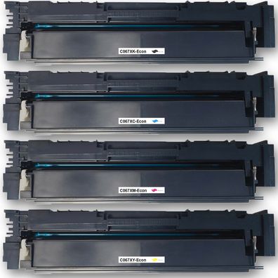 Gigao Toner-Set kompatibel zu Canon 067H für i-SENSYS MF651Cw (4 Farben)