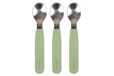 Filibabba Löffel Silikon Green 3er Pack