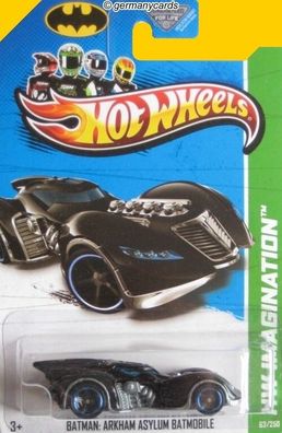 Spielzeugauto Hot Wheels 2013* Batman Arkham Asylum Batmobile