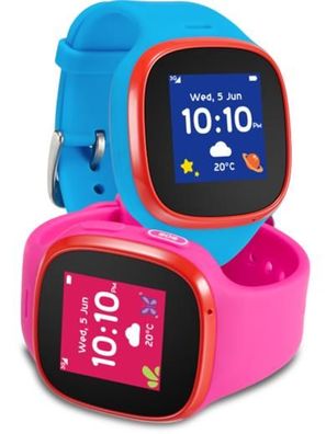 Alcatel TCL Family Watch MT30 Kinderuhr GPS Smartwatch ohne SIM blau pink